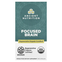 Ancient Nutrition, Fokuseret Hjerne, 90 Kapsler