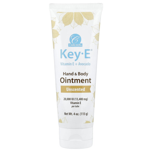 Carlson, Key-E Unguento per Mani e Corpo, Senza Profumo, 4 oz (113 g)