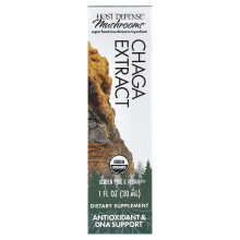 Host Defense, Húbky, Organic Chaga extrakt, 1 fl oz (30 ml)