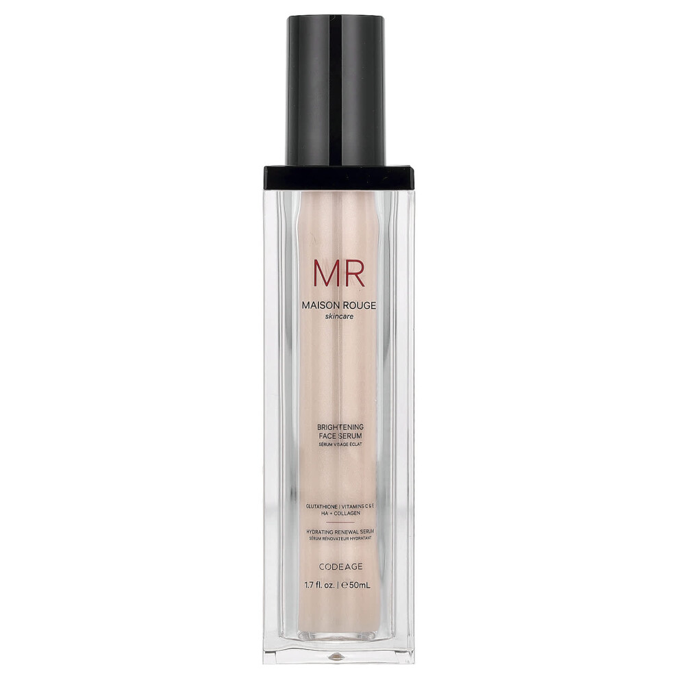 Codeage , Maison Rouge Skincare, Brightening Face Serum, 1.7 Fl Oz (50 Ml)