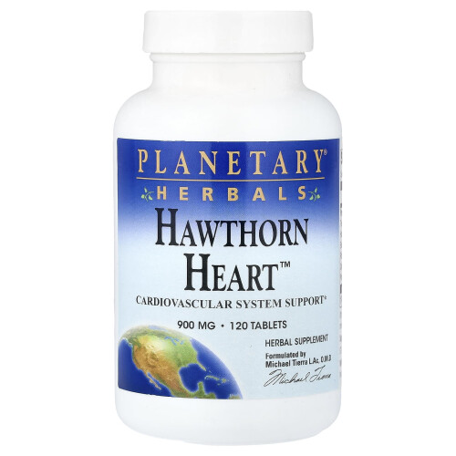 Planetary Herbals, Hvidtorn Hjerte, 120 Tabletter