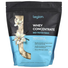 Legion Athletics, Whey Concentraat, Whey Eiwitpoeder, Frans Vanille, 1,9 lbs (861 g)