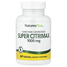 NaturesPlus, Garcinia Cambogia Super Citrimax, 1 000 mg, 60 Tabletter