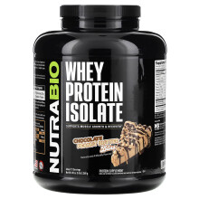 NutraBio, Whey Eiwit Isolaat, Chocolate Peanut Butter Bliss, 5 lb (2,268 g)