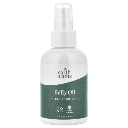 Earth Mama, Olio per l'Addome, 4 fl oz (120 ml)