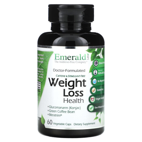 Emerald Laboratories, Vikt Förlust Hälsa, 60 Vegetabiliska Kapslar