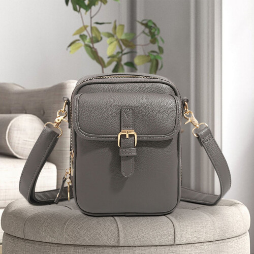 Τσάντες Crossbody για γυναίκες, Αναβαθμισμένη Vintage Μίνι Τσάντα Messenger από Δερμάτινο 2