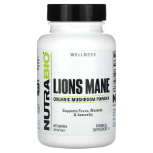 NutraBio, Leão Marinho Orgânico, 60 Cápsulas