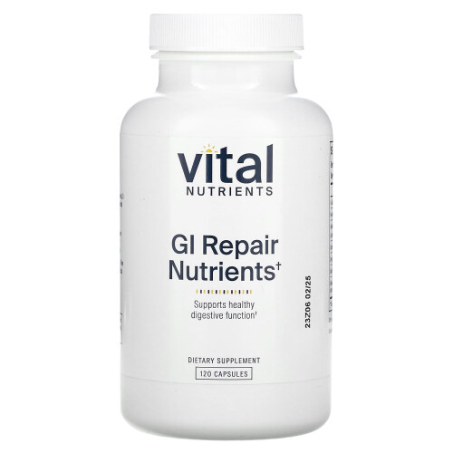Vital Nutrients Vital Nutrients, Γλυκοζυλιωμένα Αναπαλαιωτικά Υλικά, 120 Φιάλες