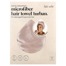 Kitsch, Toalha de Pente Microfibra Embalada em Satin, Rosa, 1 Toalha