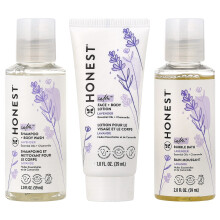 The Honest Company, Babys Mini-Muss-Haben, Lavendel, 4 Stück-Set