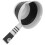 LEDMOMO 1Pc Foldable Kitchen Water Scoop Grey Plastic Hanging Multi Purpose Ladle 6