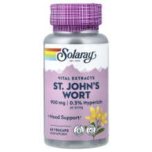 Solaray, Vital-Extrakte, Johanniskraut, 60 VegCaps