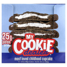 My Cookie Dealer Protein, Protein Cookie, Meest Geliefd Kindertijdbakje, 12 Cookies, 3.8 oz (108 g) Each