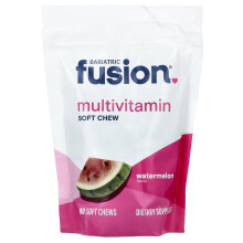 Bariatric Fusion, Multivitamin Soft Chew, Vandmelon, 60 Bløde Chews