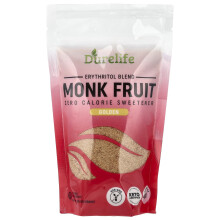 DURELIFE, Mistura de Eritritol de Fruta Monja, Dourado, 1 lb (453 g)