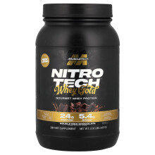 MuscleTech, Nitro Tech, 100% Whey Gold, Doce Chocolate Duplo, 2.01 lbs (910 g)