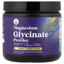 Nature's Craft, Magnesium Glycinate Poeder Met Vitamin D3, Honing Limoen, 4.8 oz (136 g)