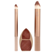 Real Techniques, Makeupsaver-Spülsponge + Pinsel-Trio, 3 Stück