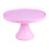 Suporte de plástico rosa para bolo, ideal para decoração de festas de casamento, com grande capacidade e design reutilizável de 7,5 polegadas (19 3