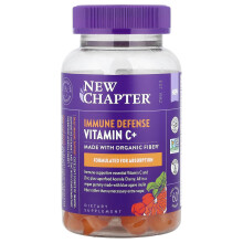 New Chapter, Immunitetsförsvar Vitamin C+, Citrus, 60 Gummies