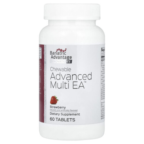 Bariatric Advantage, Zaawansowane Multi EA, Strawberri, 60 tabletek