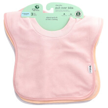 Green Sprouts, Stay-Dry Pull-Over Bibs, 9-18 Monate, 3 Pack