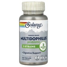Solaray, Zamražené Suché Multidophilus Probiotik, 3 miliard CFU, 100 VegCaps