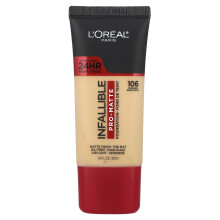 L'Oral, Infallible, Pro-Matte Foundation, 106 Sun Beige, 1 fl oz (30 ml)