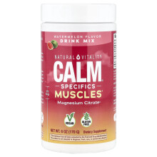 Natural Vitality, CALM Specifica Muskel, Magnesium Citrat Dryck Mix, Vattenmelon, 6 oz (170 g)