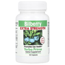 Yerba Prima, Bilberry 50 Kapsul (160 mg na Kapsulu)