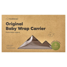 KeaBabies, Original Baby Wrap Carrier, For Babies 0-36 Months, Saddle Brown, 1 Count