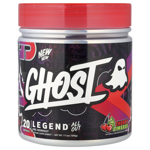Ghost Ghost, Legend All Out Pre-Workout, Cherry Limeade, 17,6 oz (500 g)