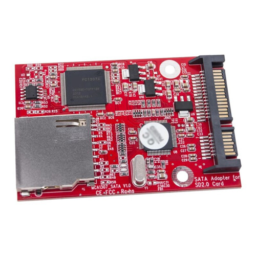 Conversor SSD  Adaptador de Conversão Digital de 2,5 Polegadas 128 GB 15PIN + 7PIN  para Placa Adaptadora Serial para Laptop e Tablet