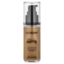 L.A. Colors, Verkligen Matte Foundation, CLM360 Café, 1.35 fl oz (40 ml)