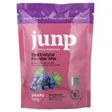 JUNP Hydration, Elektrolyt Poeder Mix, Graan, 20 Stick Packs, 0.13 oz (3.6 g) per Stick Pack
