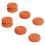 6pcs Thumb Stick Grip Caps Non-Slip Handle Rocker Button Cap for  One Game Controller Accessories Orange 2