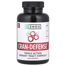 Zhou Nutrition, Cran-Defense‚Ñ, 60 Veggie Capsules