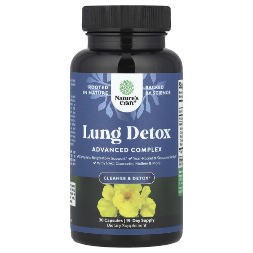 Nature's Craft, Detoks Płuc, 30 Kapsułek