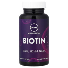 MRM Nutrition, Biotine, 60 plantaardige capsules
