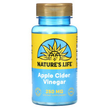Nature's Life, Äppelcidervinäger, 250 mg, 100 Tabletter