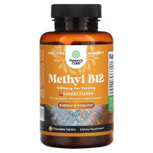 Nature's Craft, Metyl B12, Cherry, 1.000 mcg, 90 Gnidelige Tabletter