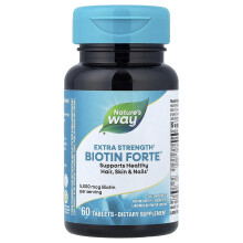 Nature's Way, Biotin-Forte, 60 Tabletten