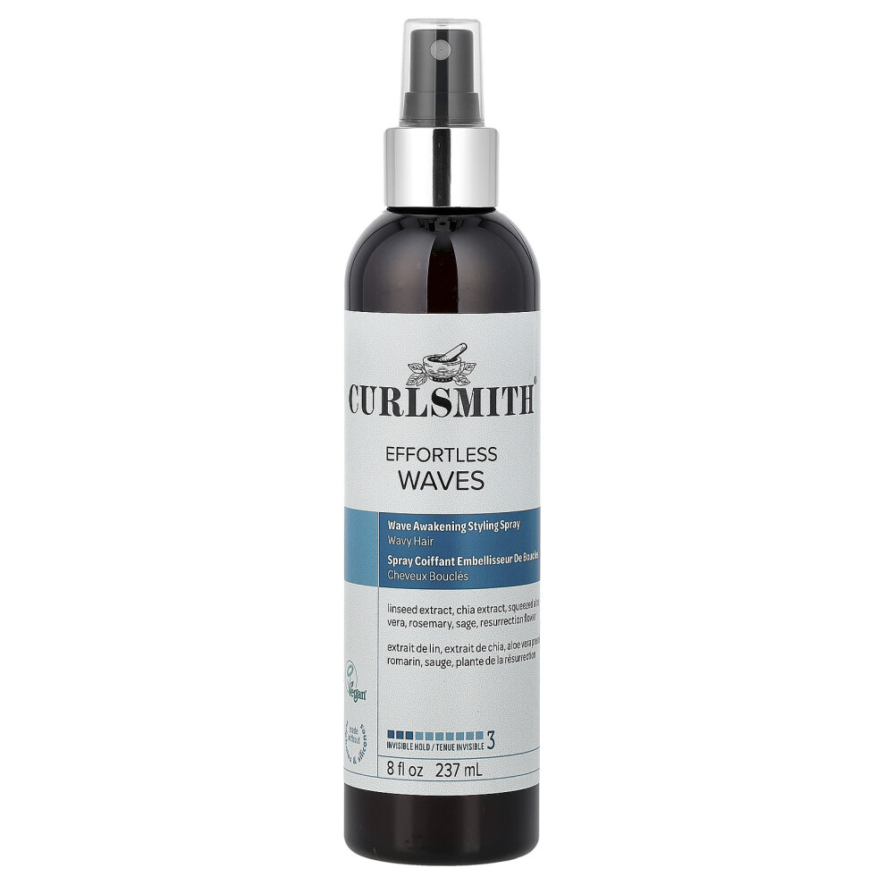 Curlsmith Effortless Waves - Wavy Hair Spray To Style Natural Waves - Full 237 Ml - Image 5