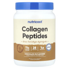 Nutricost, Collagen Peptiden, Chocolade PB, 16.2 oz (454 g)