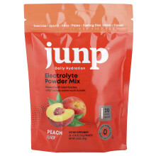 JUNP Hydration, Elektrolyt-Pulver-Mischung, Pfirsich, 20 Stangen, 0,14 Unzen (3,9 g) Jeder