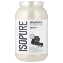 Zero Carb, Eiwitpoeder, Cookies & Cream, 3 lb (1,36 kg)