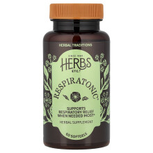 Herbs Etc., Respiratonic, 60 Softgel (400 mg per Softgel)