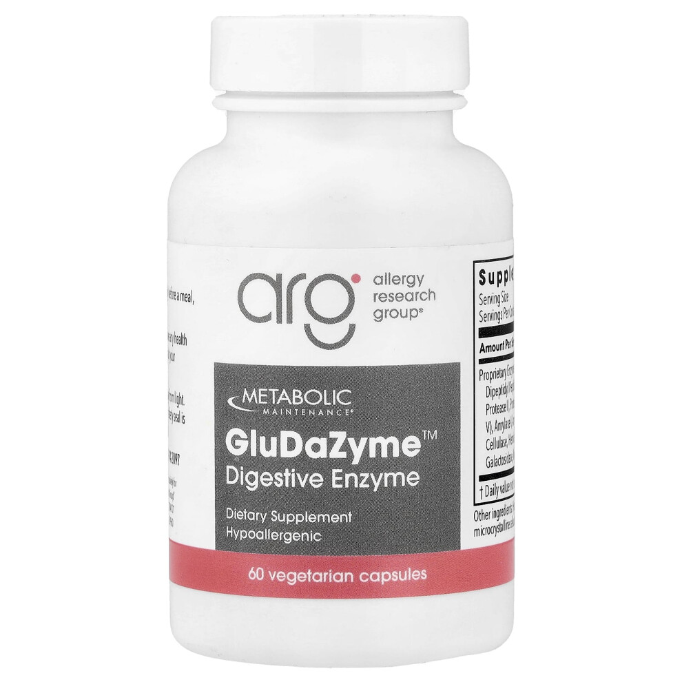 Metabolic Maintenance , Gludazyme, 60 Capsules