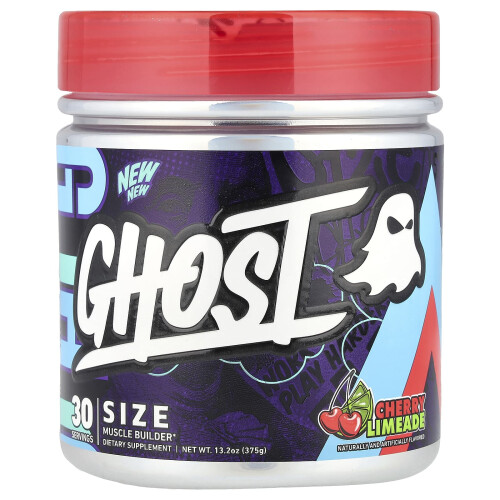 Ghost Ghost, Size, Muscle Builder, Cherry Limeade, 13.2 oz (375 g)